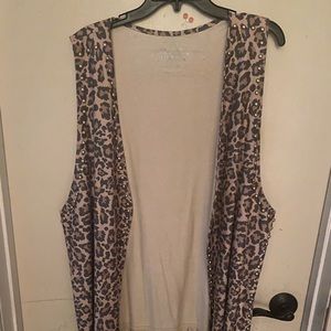 Crazy Train fringed Plus size Duster